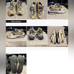 New Nike Vapor waffle Sesame Sacai Men’s Sneaker Size 13